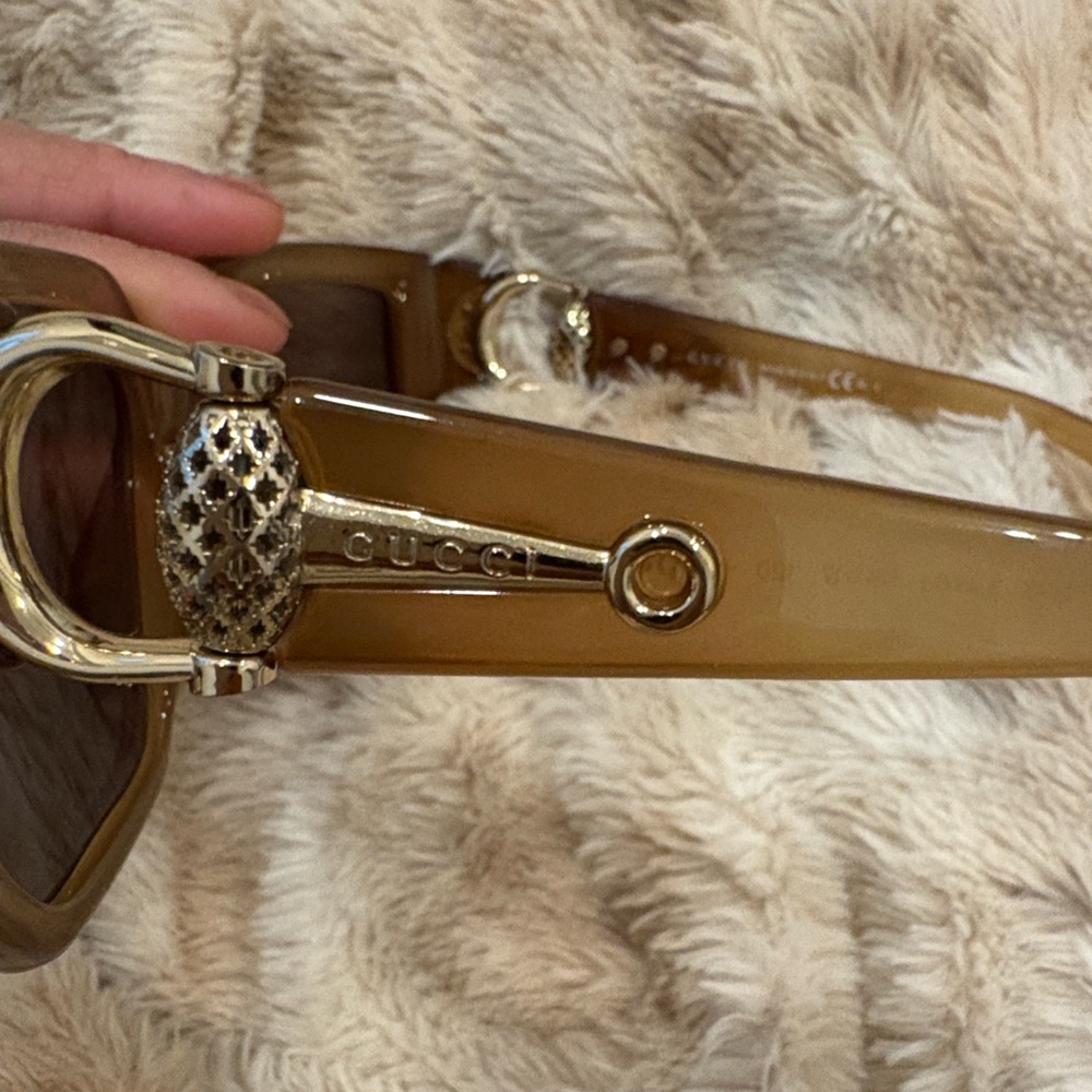 Gucci Tortoiseshell-Effect Oversized Frame Sungla… - image 2